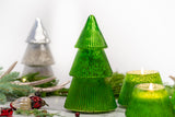 Stackable Mercury Glass Tree Candle