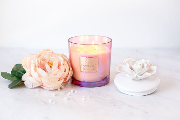 Blooming Peony Candle