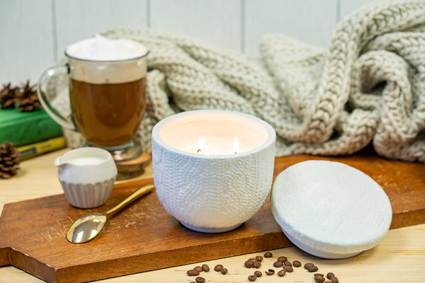 Coffee & Cream Sweater Candle