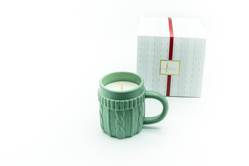 Buttered Rum Sweater Mug Candle